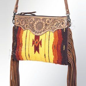 American Darling 9x10" Fringe Cross Body ADBG236I